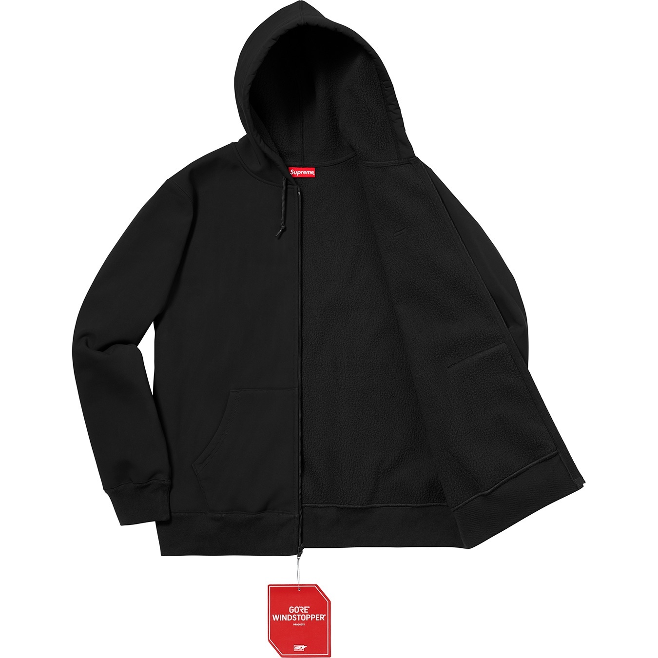 WINDSTOPPER® Zip Up Hooded Sweatshirt view 3